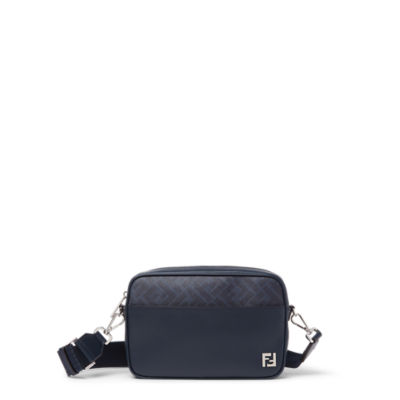 Squared FF Camera Case Fabric Blue | Fendi