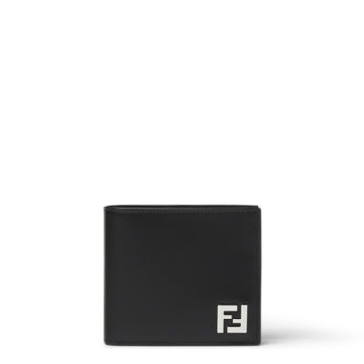 Fendi Diagonal Bi-fold Wallet in Black for Men