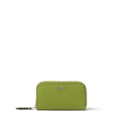 セレリア ミニ ジップアラウンド財布 ミニ カーフレザー グリーン | Fendi