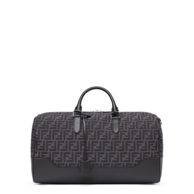 Medium Duffle - FF jacquard fabric large bag | Fendi