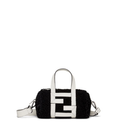 Bowling bags Fendi - Boston logo detailed mini bowling bag