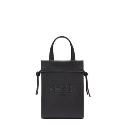 FENDI ROMA Go To ショッパー スモール - ブラックレザー バッグ | Fendi