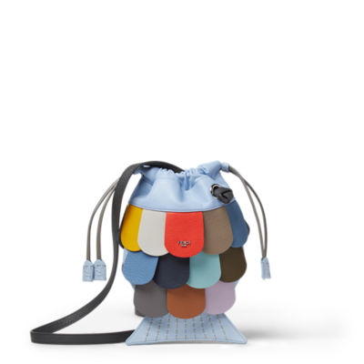 【FENDI】 魚の形のポーチ クラッチ 魚の形のポーチ レザー ベージュ | Fendi