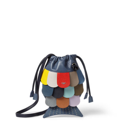 送料無料 通販  フィッシュ Fendi | マルチカラー カーフレザー バッグ 小物
