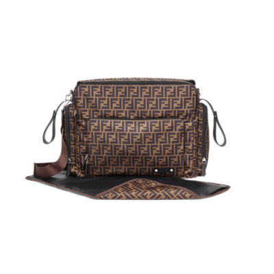 Shop Fendi Logo Diaper Bag & Changing Mat