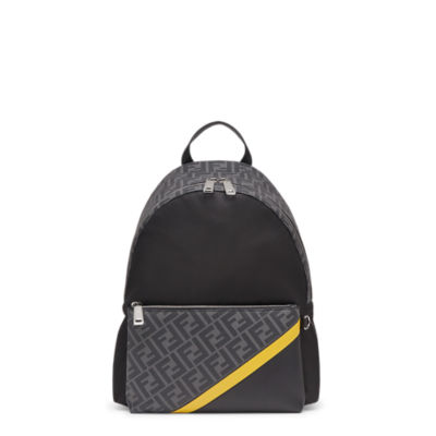 Backpack - Black nylon backpack | Fendi