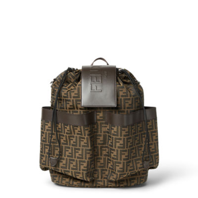 Fendi Strike Large - FF jacquard fabric backpack | Fendi