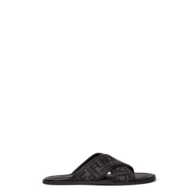 Fendi jacquard best sale crossover slides