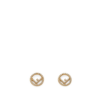 F is fendi earrings gold hotsell