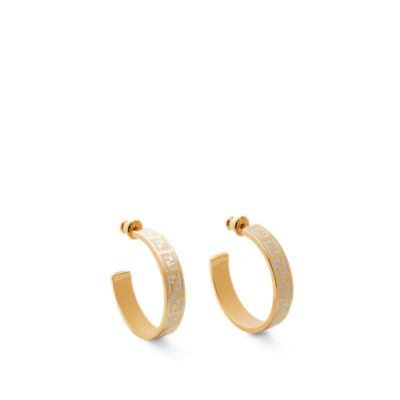 Fendi store gold earrings