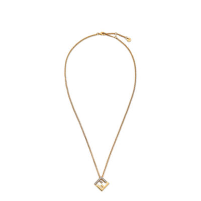 Forever Fendi necklace Gold coloured metal necklace Fendi