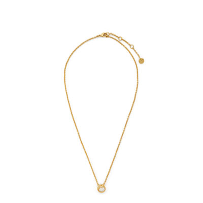 F Is Fendi Necklace Gold One Size Fendi