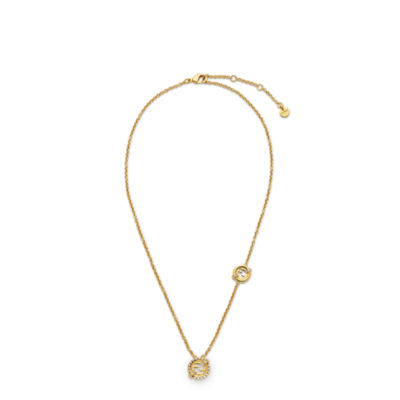 ゴールドラウンドペンダントネックレス 10K イエローゴールド ネックレス&ペンダント 40cm-50cm 3-16303-01/3