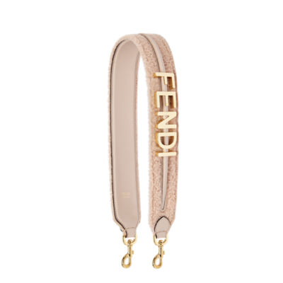 FENDI Shoulder strap Strap you Python pink pink Women Used –