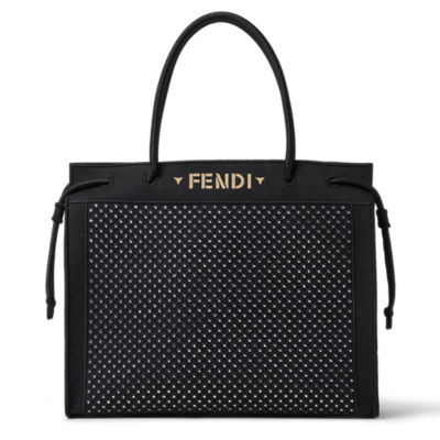 フェンディ マジック トートバッグ ラージ - ブラック | FENDI JP
