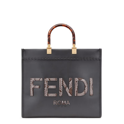 Fendi Women's Sunshine Medium Tote Bag - Black - Totes