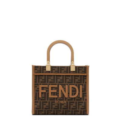 FENDI SUNSHINE 2023 SS Casual Style Canvas Blended Fabrics 2WAY 3WAY  Bi-color Plain (8BS051ANT7F0H9H)