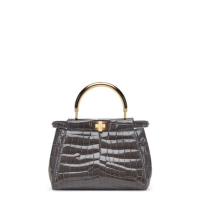 fendi peekaboo crocodile bag