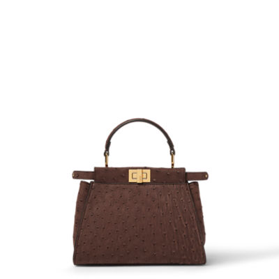 ピーカブー ミニ プレシャスレザー ブラウン | Fendi