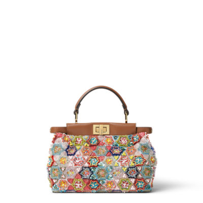 ピーカブー ミニ スパンコールとクリスタル マルチカラー | Fendi