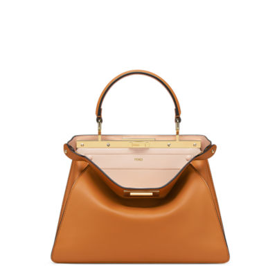 ピーカブー ISeeU ミディアム レザー ブラウン | Fendi