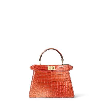 Peekaboo ISeeU Petite Fine leathers Red | Fendi