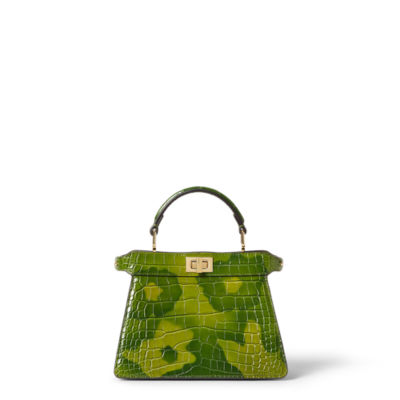 Peekaboo ISeeU Petite - Green | FENDI International