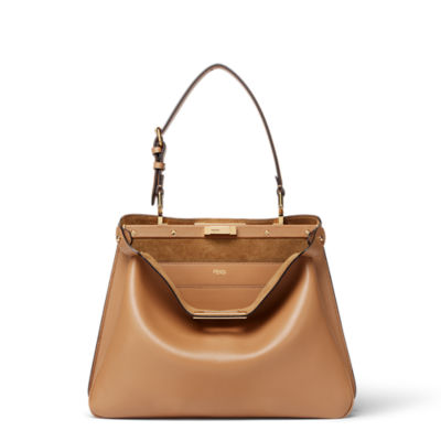 FENDI 25SS PEEKABOO SOFT LARGE ベージュ クロシェバッグ 8BN353AOVHF19P8_01