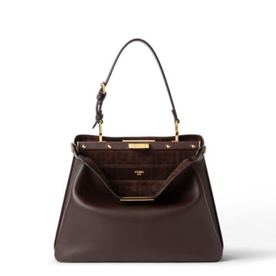 ピーカブー ソフト ミディアム レザー ブラウン | Fendi