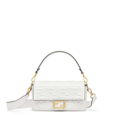 Bolsa Fendi Baguette Brown / White - Felix Imports