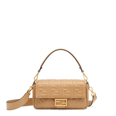 Baguette Beige leather bag Fendi