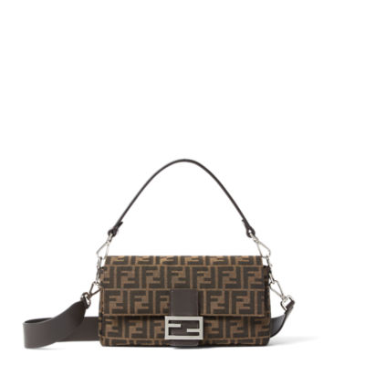 バゲット ファブリック ブラウン | Fendi バゲット ファブリック ブラウン | Fendi