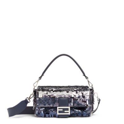 Baguette Sequins or crystals Blue | Fendi