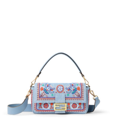 バゲット® デニム ライトブルー | Fendi
