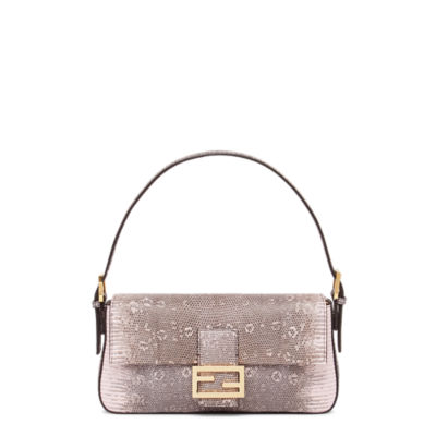 バゲット 1997 - ピンクリザードレザー Re-Editionバッグ | Fendi