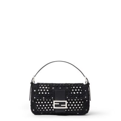 バゲット® 26424 スパンコールとクリスタル ブラック | Fendi