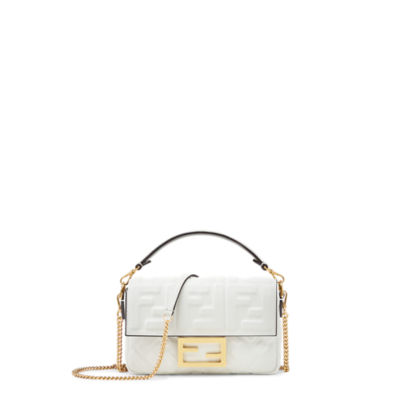 FENDI BAGUETTE WEAR & TEAR UPDATE - Medium Fendi Baguette in White