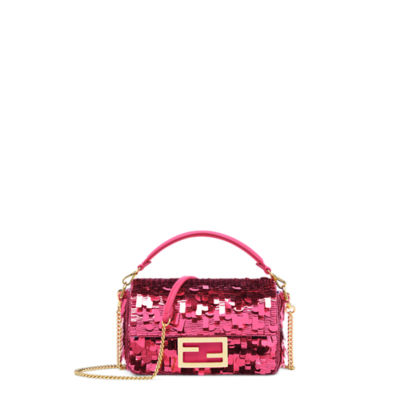 Pink shop fendi baguette