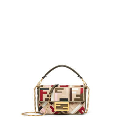 FENDI Baguette ミニ ハンドバッグ【関税送料込】 Baguette Mini Fabric Multicolor | Fendi