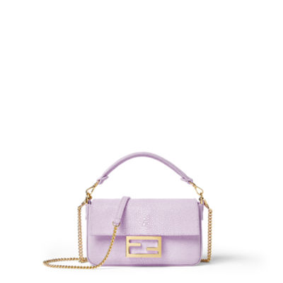 Baguette® Mini Precious skin Purple | Fendi