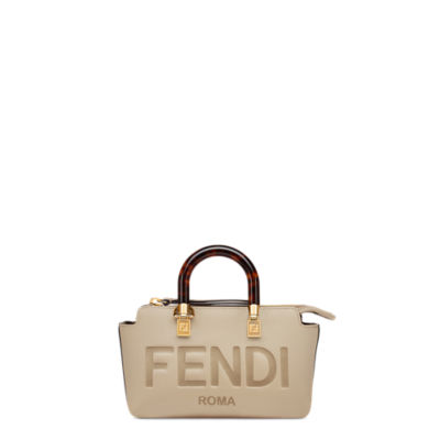 バイ ザ ウェイ ミニ - ダブグレーレザー ボストンバッグ ミニ | Fendi