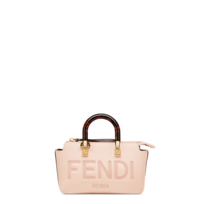 Fendi Mini Pink Leather Small Boston Bag 8BS067ABVLF1K3C, Pink, One Size