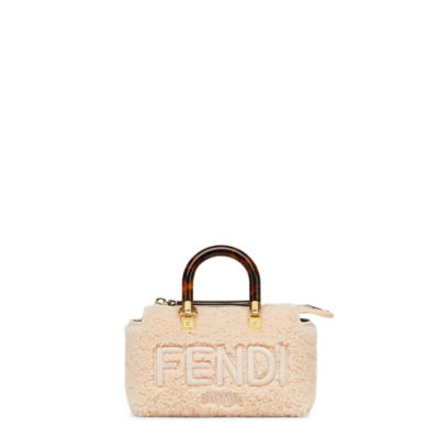 Fendi By The Way Boston Baby Bag in Pink Leather with crossbody strap –  AvaMaria