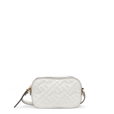 Camera Case - White leather mini bag | Fendi