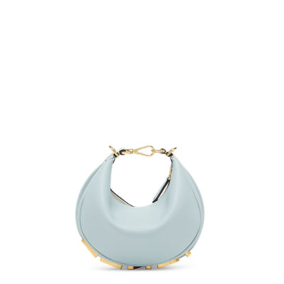 ■FENDI■ Mini Fendigraphy Tote Bag Blue 8BS081AUPXF1SNB 8BS Fendigraphy Mini Fabric Blue | Fendi