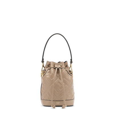 ショルダーバッグ・ポシェット FENDI BUCKET BAG (8BS093AUS7 F1SN7) Mon Tresor Fabric Gray | Fendi