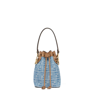 ショルダーバッグ・ポシェット FENDI EMBROIDERED MINI MON TRESOR BUCKET BAG Mon Tresor Fabric Multicolor | Fendi