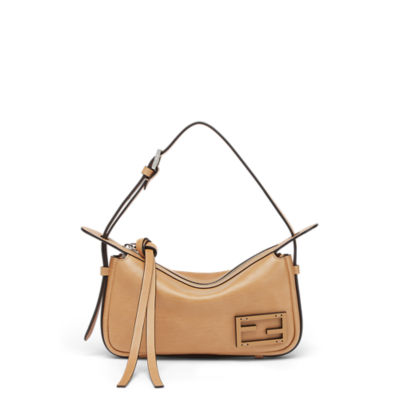 Simply Fendi Mini - Beige leather mini-bag | Fendi