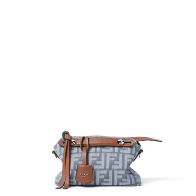 ☆晴れの日にピッタリ☆ FENDI Jacquard Mini Bag Gray Baguette Mini Fabric Gray | Fendi