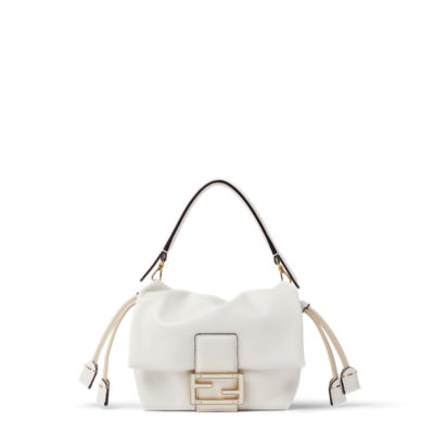 Mamma Baguette スモール レザー ホワイト | Fendi